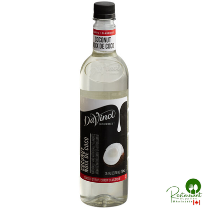 DaVinci Gourmet Classic Coconut Flavoring Syrup 750 mL - 12/Case