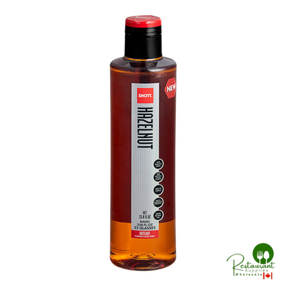 SHOTT Hazelnut Concentrated Flavoring Syrup 1 Liter - 6/Case