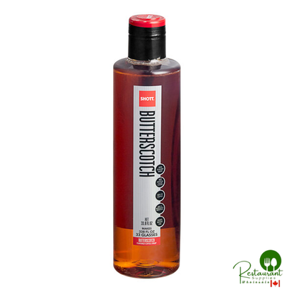 SHOTT Butterscotch Concentrated Flavoring Syrup 1 Liter - 6/Case