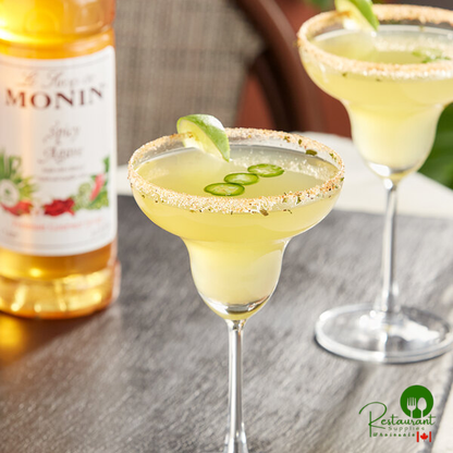 Monin Spicy Agave Syrup 1 Liter - 4/Case | Canada