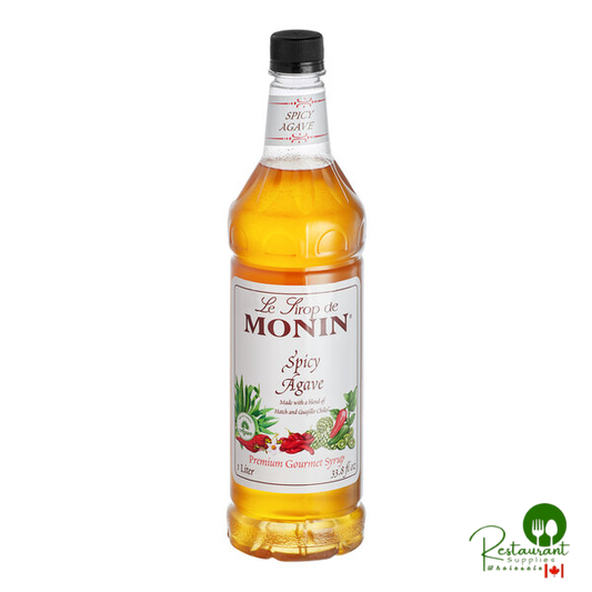 Monin Spicy Agave Syrup 1 Liter - 4/Case
