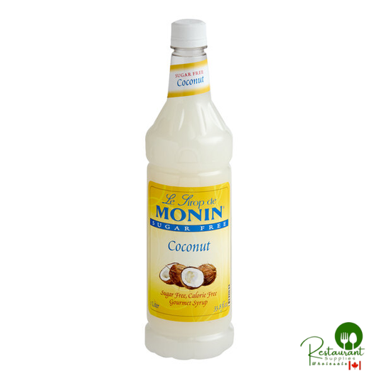 Monin Sugar-Free Coconut Flavoring Syrup 1 Liter - 4/Case