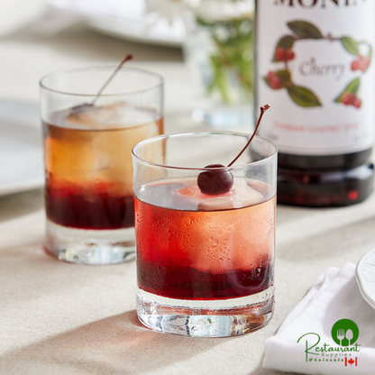 Monin Premium Cherry Flavoring / Fruit Syrup 1 Liter - 4/Case | Canada