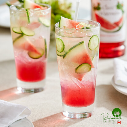 Monin Premium Classic Watermelon Flavoring / Fruit Syrup 1 Liter - 4/Case