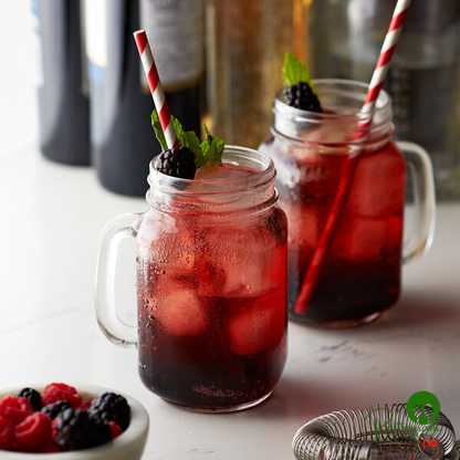 Monin Premium Black Raspberry Flavoring Syrup 1 Liter - 4/Case