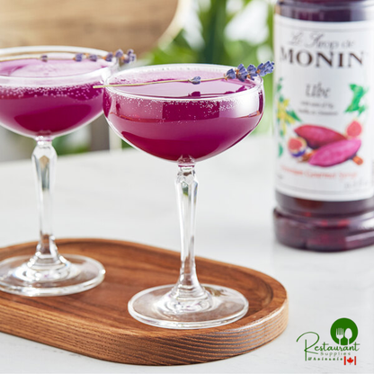 Monin Premium Ube Flavoring Syrup 1 Liter - 4/Case