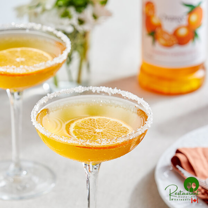 Monin Premium Orange Flavoring / Fruit Syrup 1 Liter - 4/Case