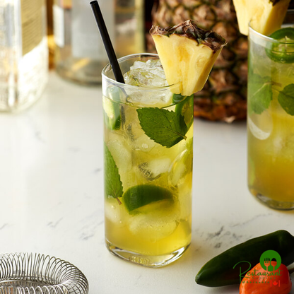 Monin Premium Chipotle Pineapple Flavoring Syrup 1 Liter - 4/Case