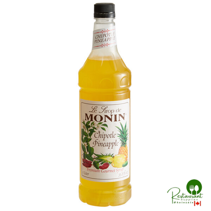 Monin Premium Chipotle Pineapple Flavoring Syrup 1 Liter - 4/Case