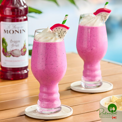 Monin Premium Dragon Fruit Flavoring Syrup 1 Liter - 4/Case