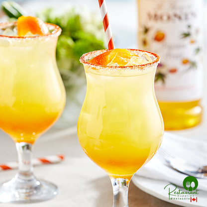 Monin Premium Passion Fruit Flavoring / Fruit Syrup 1 Liter - 4/Case
