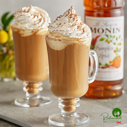 Monin Premium Pumpkin Spice Flavoring Syrup 1 Liter - 4/Case