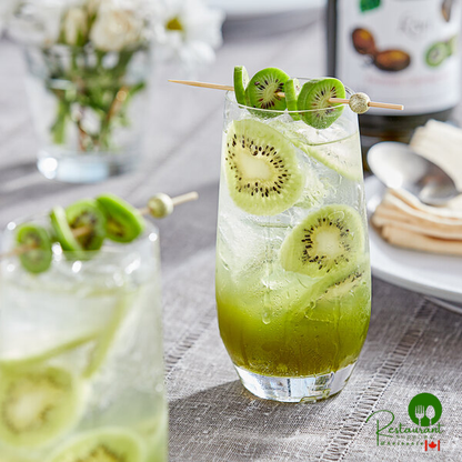 Monin Premium Kiwi Flavoring / Fruit Syrup 1 Liter - 4/Case