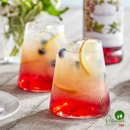 Monin Premium Huckleberry Flavoring / Fruit Syrup 1 Liter - 4/Case