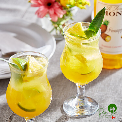 Monin Premium Pineapple Flavoring / Fruit Syrup 1 Liter - 4/Case