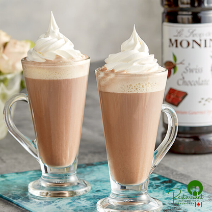 Monin Premium Swiss Chocolate Flavoring Syrup 1 Liter - 4/Case