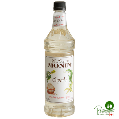 Monin Premium Cupcake Flavoring Syrup 1 Liter - 4/Case