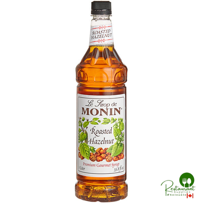 Monin Premium Roasted Hazelnut Flavoring Syrup 1 Liter - 4/Case