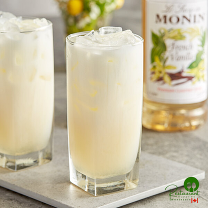 Monin Premium French Vanilla Flavoring Syrup 1 Liter - 4/Case