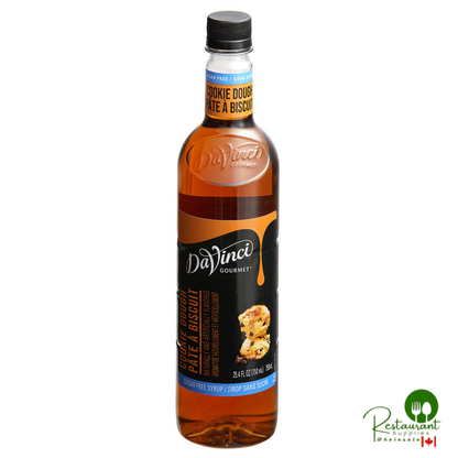 DaVinci Gourmet Sugar-Free Cookie Dough Flavoring Syrup 750 mL - 4/Case