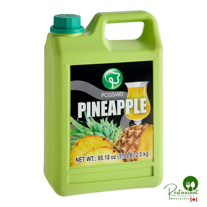 Possmei Pineapple Concentrated Syrup 64 fl. oz. - 6/Case