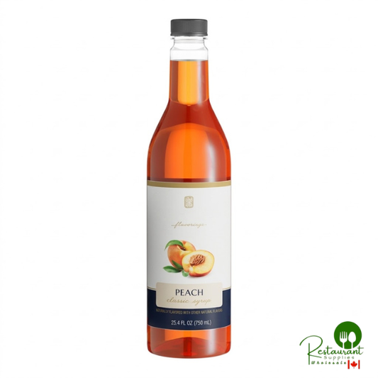 Peach Flavoring Syrup 750 mL By Prime - 6/Case