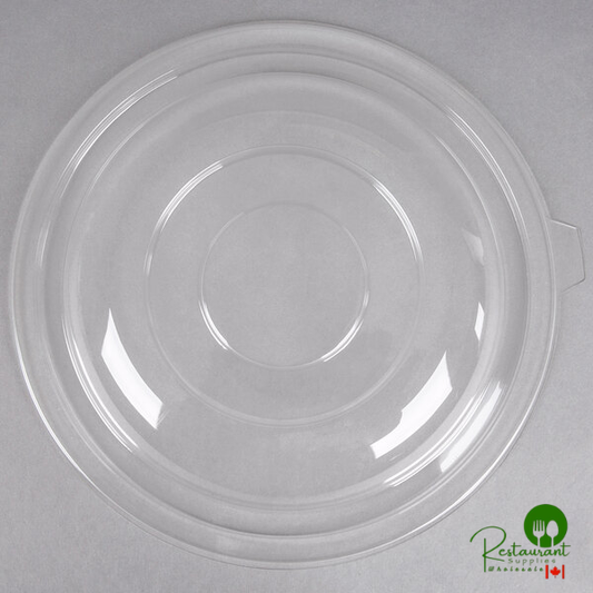 Fineline 5320-L Super Bowl Clear PET Plastic Dome Lid for 320 oz. Bowls - 25/Case