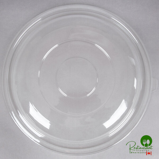 Fineline 5080-L Super Bowl Clear PET Plastic Dome Lid for 64 to 80 oz. Bowls - 25/Case