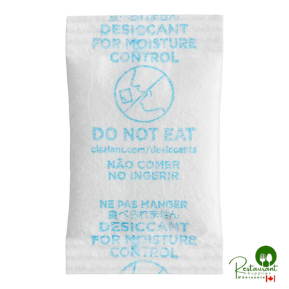 Clariant Sorb-It 1 Gram Desiccant Silica Packet - 5,000/Case