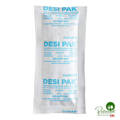 Clariant Desi Pak 2 Unit (66 Gram) Desiccant Bentonite Clay Packet - 150/Case