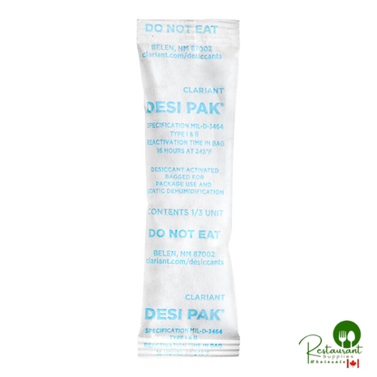 Clariant Desi Pak 1/3 Unit (11 Gram) Desiccant Bentonite Clay Packet - 700/Case