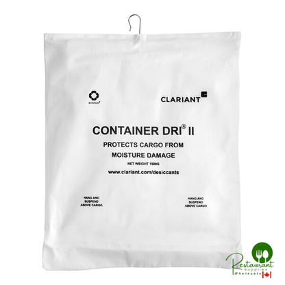 Clariant Container Dri II 1,500 Gram Calcium Chloride Cargo Desiccant Bag - 6/Case
