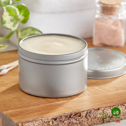 8 oz. Silver Deep Tin with Slip Cover - 210/Case