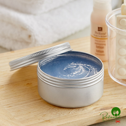 100 mL Silver Tin with Ribbed Screw Top - 1,680/Case