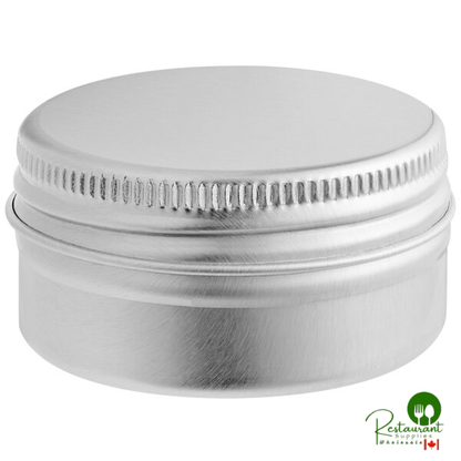 15 mL Silver Tin with Ribbed Screw Top - 2,000/Case
