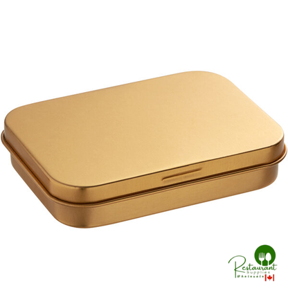 2 3/4" x 3 3/4" x 3/4" Black Tin with Slip Cover - 450/Case