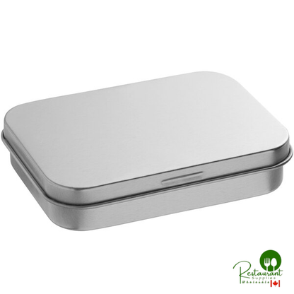 2 3/4" x 3 3/4" x 3/4" Black Tin with Slip Cover - 450/Case