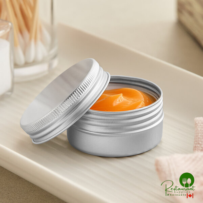 30 mL Silver Tin with Ribbed Screw Top - 1,800/Case