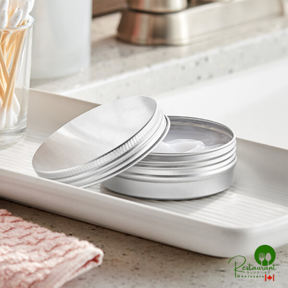 75 mL Silver Tin with Ribbed Screw Top - 1,680/Case