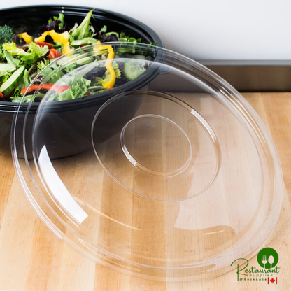 Fineline 5320-FL Super Bowl 320 oz. Clear PET Plastic Flat Lid - 25/Case