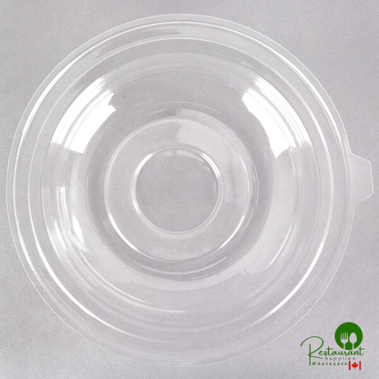 Fineline 5048-L Super Bowl Clear PET Plastic Dome Lid for 48 oz. Bowls - 50/Case