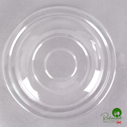 Fineline 5024-L Super Bowl Clear PET Plastic Dome Lid for 24 oz. Bowls - 100/Case