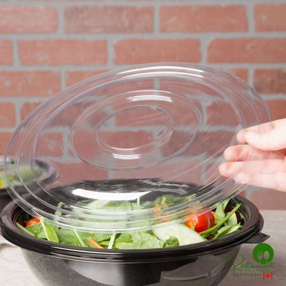 Fineline 5080-FL Super Bowl 64/80 oz. Clear Flat Lid - 25/Case