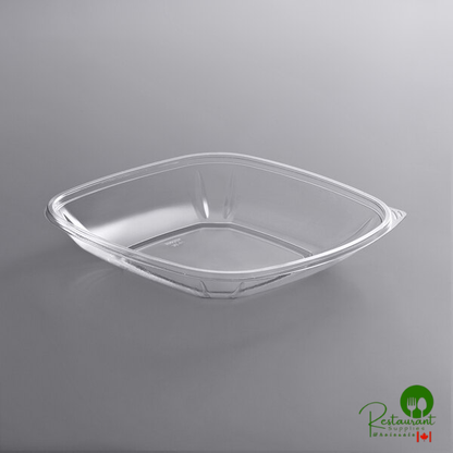 Fineline 15032L-CL Super Bowl Plus 32 oz. Clear Wide Square PET Plastic Bowl - 150/Case