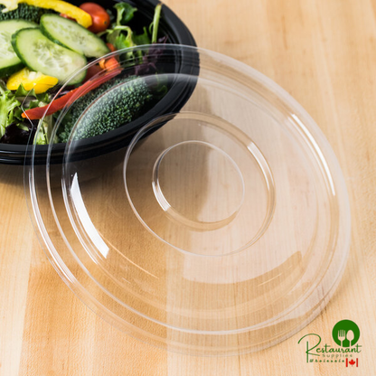 Fineline 5048-FL Super Bowl 48 oz. Clear PET Plastic Flat Lid - 50/Case