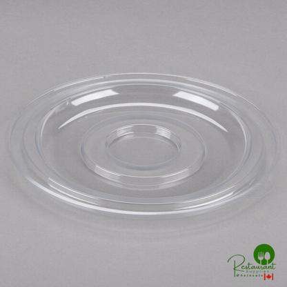 Fineline 5048-FL Super Bowl 48 oz. Clear PET Plastic Flat Lid - 50/Case