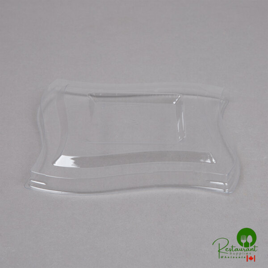 Fineline 116-L Wavetrends / Tiny Temptations Clear Lid for 16 oz. Wavetrends / Tiny Temptations Bowl - 100/Case | Canada