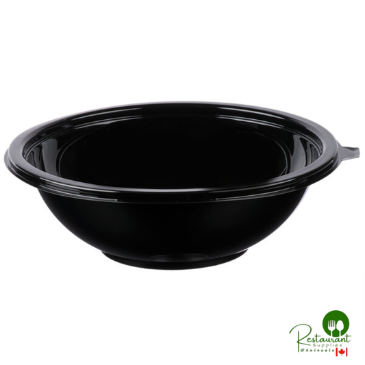 Fineline Super Bowl 5064-BK 64 oz. Black Plastic Bowl - 25/Case | Canada