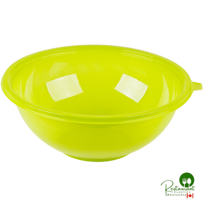 Fineline 5160-GRN Super Bowl 160 oz. Green PET Plastic Salad Bowl - 25/Case