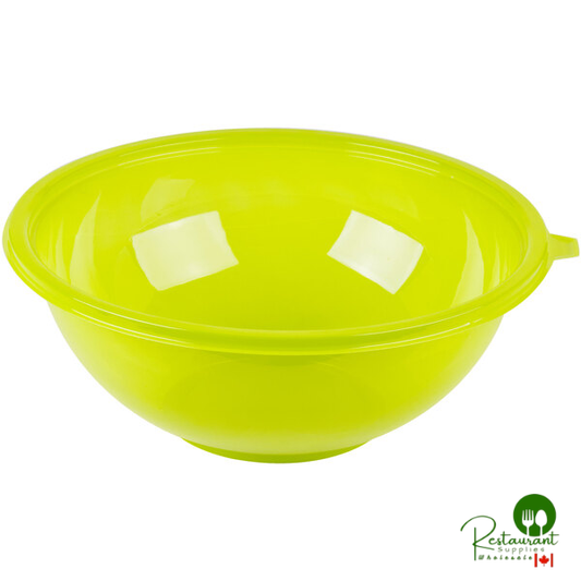 Fineline 5160-GRN Super Bowl 160 oz. Green PET Plastic Salad Bowl - 25/Case | Canada